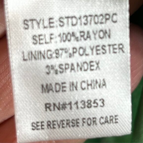 Baltic Born NWT Rio Green Multi Floral Rayon Boho Fairy Short Dress Size S - Picture 10 of 13